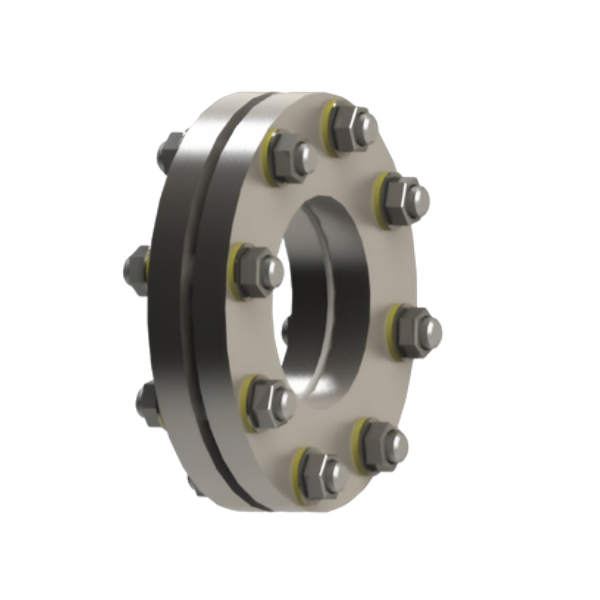 Insulating flange connection IFS SHIK, flat welded type