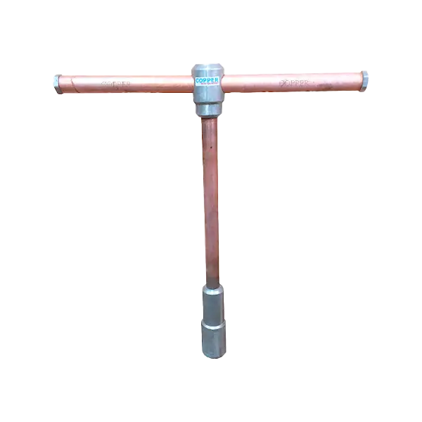 Intrinsically safe key for bottom discharge from railroad tank cars KSN-28A-SHIK