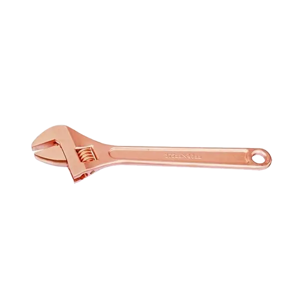 Copper-plated adjustable wrench-SHIK