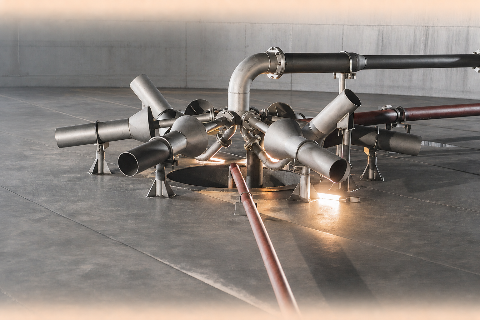 Clean storage tank interior after reliability improvement